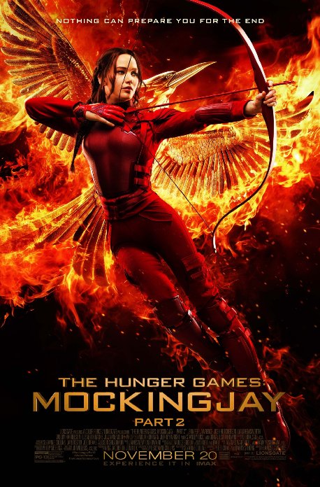 The Hunger Games - Mockingjay Part II Movie Poster Courtesy http://www.imdb.com/title/tt1951266/